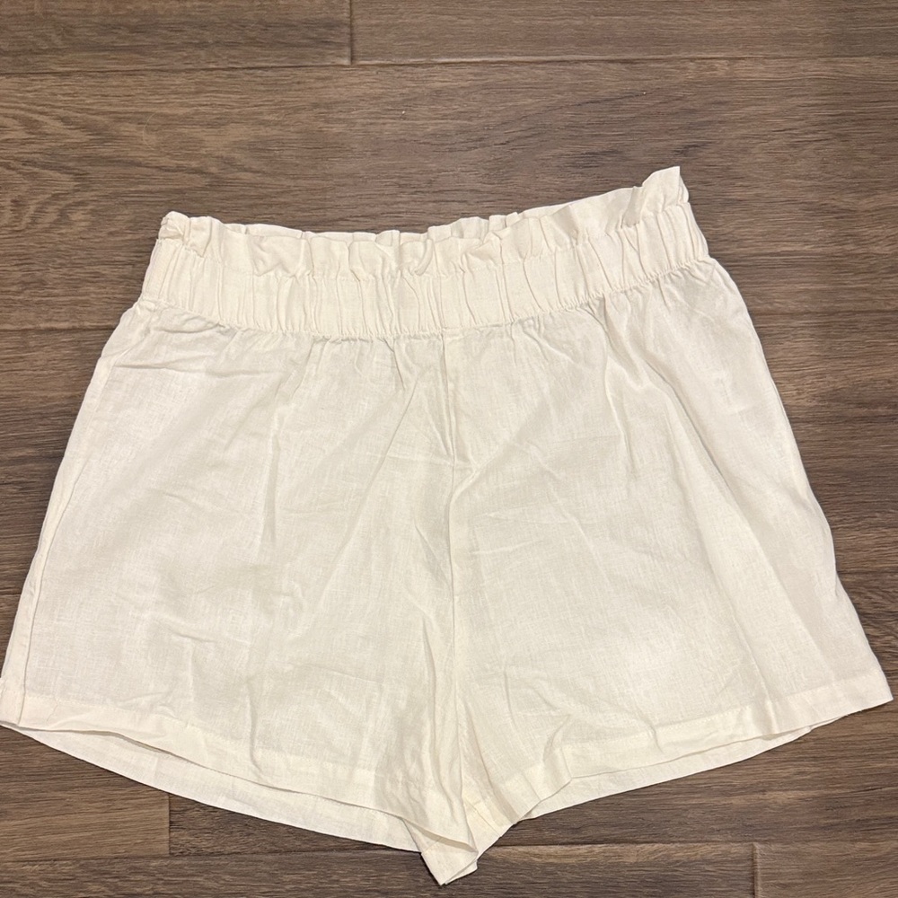 WeWoreWhat High Waist Linen Shorts - never worn
